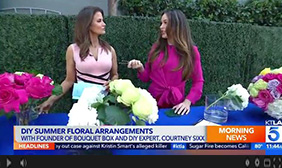 KTLA: DIY Summer Floral Arrangement Tips